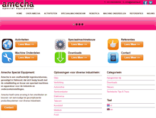 Tablet Screenshot of amecha.nl